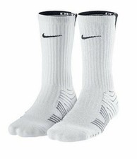 2pr Nike Performance Boys 3Y-5Y Crew Football Socks White SX4563 FAST SHIP A75