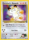 Giovanni's Meowth - 74/132 - Common - Unlimited Edition NM, English Pokemon Gym
