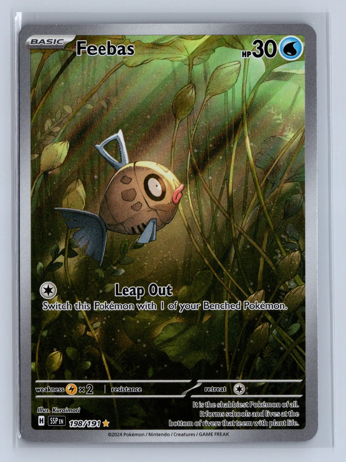 2024 Pokemon Surging Sparks Feebas #198/191