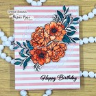 NEW - Stamptember 2025 - Paper Rose Studio - Thankful Florals -Stamp and Die Set — photo 10