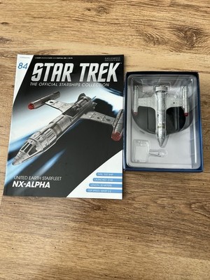 Eaglemoss Star Trek Raumschiffe Ausgabe #84 - United Earth Sternenflotte NX - Alpha + Mag