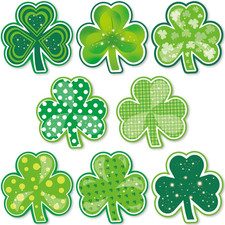 Shamrock Cutouts Clover for St. Patrick'S Day Decoration 40 Pcs