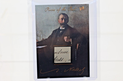 Pieces of the Past Alfred Nobel Authentic Handwritten Relic - Nobel Peace Prize