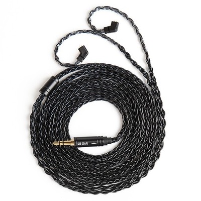 2M Long Recessed 2Pin IEM Cable, in Ear Monitor Earphone Cable, KBEAR ST12 Pl...