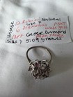 Vintage 14K White Gold Diamonds & Rubies Ring Size 7  — photo 6