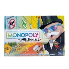 Monopoly for Millennials Millenials Millenial Edition Board Game NEW WITH DAMAGE