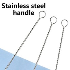 5pcs Nylon Bristle Brush Set For Cleaning Bottles And Cups With Stainless Handle