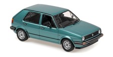 1:43 MINICHAMPS Volkswagen Golf Ii (4-Door) Turquoise 1985 940054191 Model