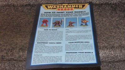 Games Workshop How to Paint Your Models Warhammer 40.000 1993 2nd Edition A4