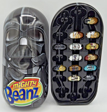 Mighty Beanz Star Wars Darth Vader Tin Case & 13 Beans 2010 Moose ✨FREE SHIP✨