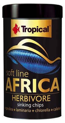 Tropical Soft Line Africa Herbivore M Fischfutter Softgranlat sinkend Chip 250ml