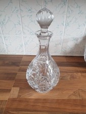 Vintage Karaffe Stil Handgeschliffen Kristall Karaffe 28 cm