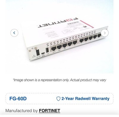 Fortinet FortiGate-60D Network Firewall