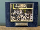 ADAM VINATIERI HAND SIGNED AUTOGRAPHED PHOTO 8x10 Snow Kick