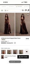 Azazie Jill Mocha Coco Dress NWT