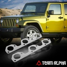 Fits 2007-2011 Jeep Wrangler 2mm Composite Header Exhaust Manifold Flange Gasket