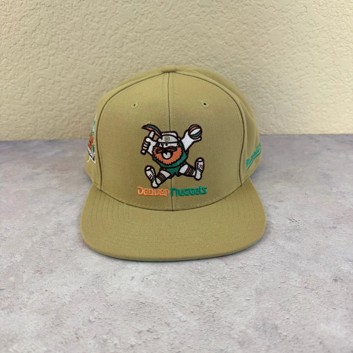 FRED SEGAL MITCHELL & NESS ANGELENOS PINSTRIPE DAD HAT Yellow Brown NEW Mitchell & Ness Brown Adjustable Hats for Men for sale | eBay main image 4