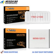 Engine Cabin Air Filter Combo Set For 2004-2006 Scion Xa Xb 17801-21030 88568 Engine Cabin Air Filter Combo Set For 2004-2006 Scion Xa Xb 17801-21030 88568