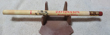 DAYTON & SON Plumbing & Heating   Grants Pass.   Vintage Wood Advertising Pencil