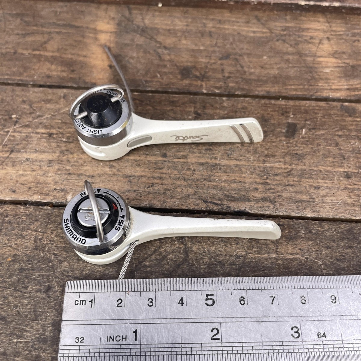 Vintage Shimano Sante SL-5000 Downtube Shifter Set 7 Speed Road