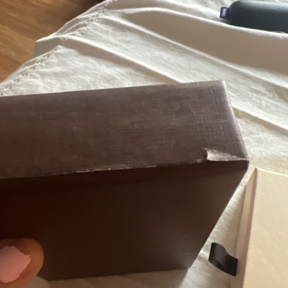 Small Brown Empty Louis Vuitton LV Drawer Style Present Box W/ Dustbag ...