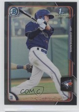 2015 Bowman Draft Chrome Asia Exclusive Black Refractor JC Cardenas #156 0b3
