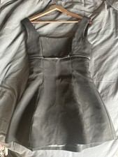 Pretty Little Thing Black Mini Dress With A Bow