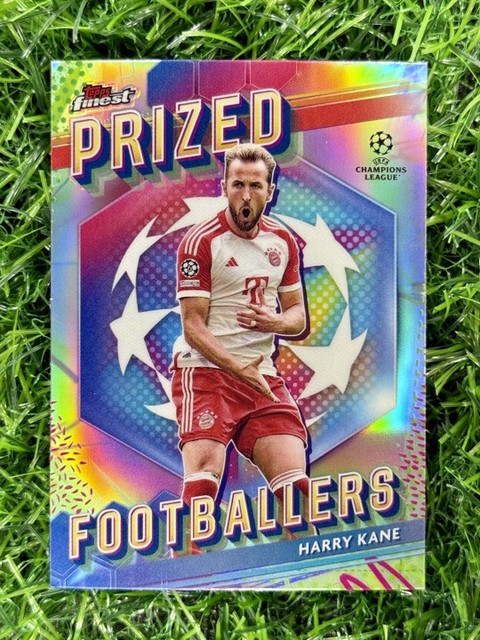 2023-24 Topps Finest UEFA Club Competitions - Prized Footballers Harry Kane