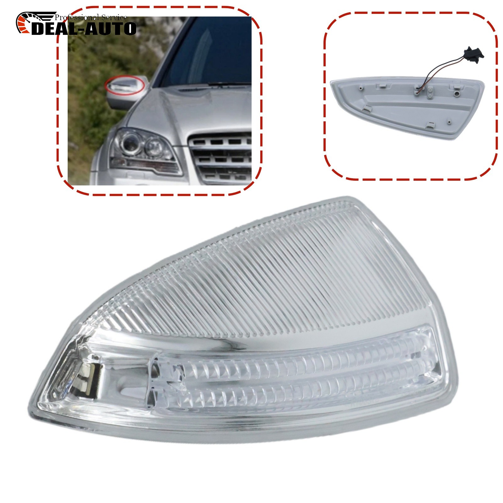 NEW Passenger Side Turn Signal Lamp For Mercedes ML320 ML350 ML450 ML500 ML550