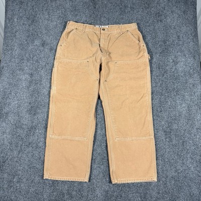 Vintage Carhartt Pants Mens 36x28 Double Knee Carpenter Duck