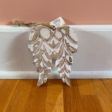 Angel Wing Ornament Rustic Wooden Angel Wing Christmas Ornament Farmhouse