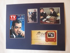 Raymond Burr in Perry Mason plus First Day Cover of the Perry Mason Show