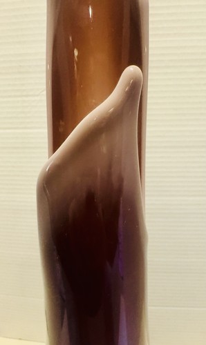 Lilla vintage L.E. Vaso in vetro oscillante Smith 22βx6β colore RARO prodotto nel 1961 solo MCM π - Foto 6 di 17
