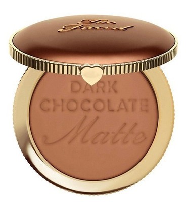 Too Faced Dark Chocolate Soleil Longwear Matte Bronzer - 0.28 oz / 8g NEW IN BOX