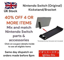 Replacement Nintendo Switch Kickstand - Rear Kick Stand Bracket Console Black