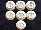 Complete Set All 7 Royal Copenhagen Presidents Mini Plates — photo 3