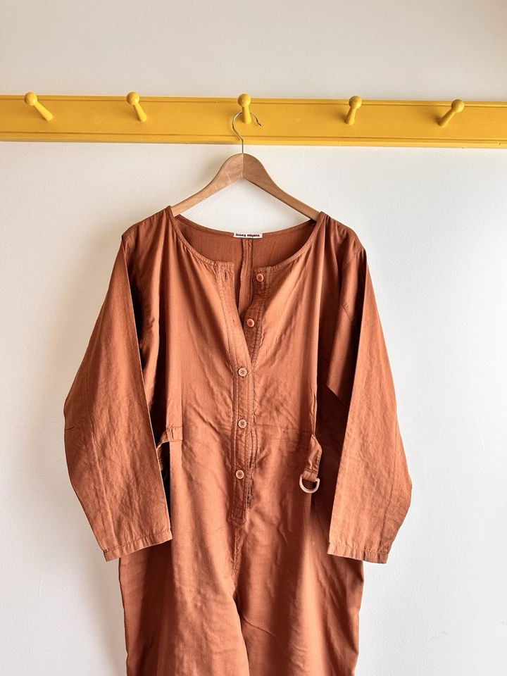 ISSEY MIYAKE I.S. Mono deportivo vintage años 70 80 algodón vestido mameluco una pieza Foto 3 de 4