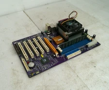 ECS L4VXA2 Motherboard W/ Fan & RAM