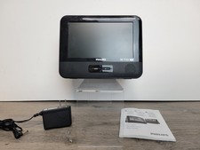 Philips PD7016/37 7-inch Portable DVD Player Tested Works With Power Cord