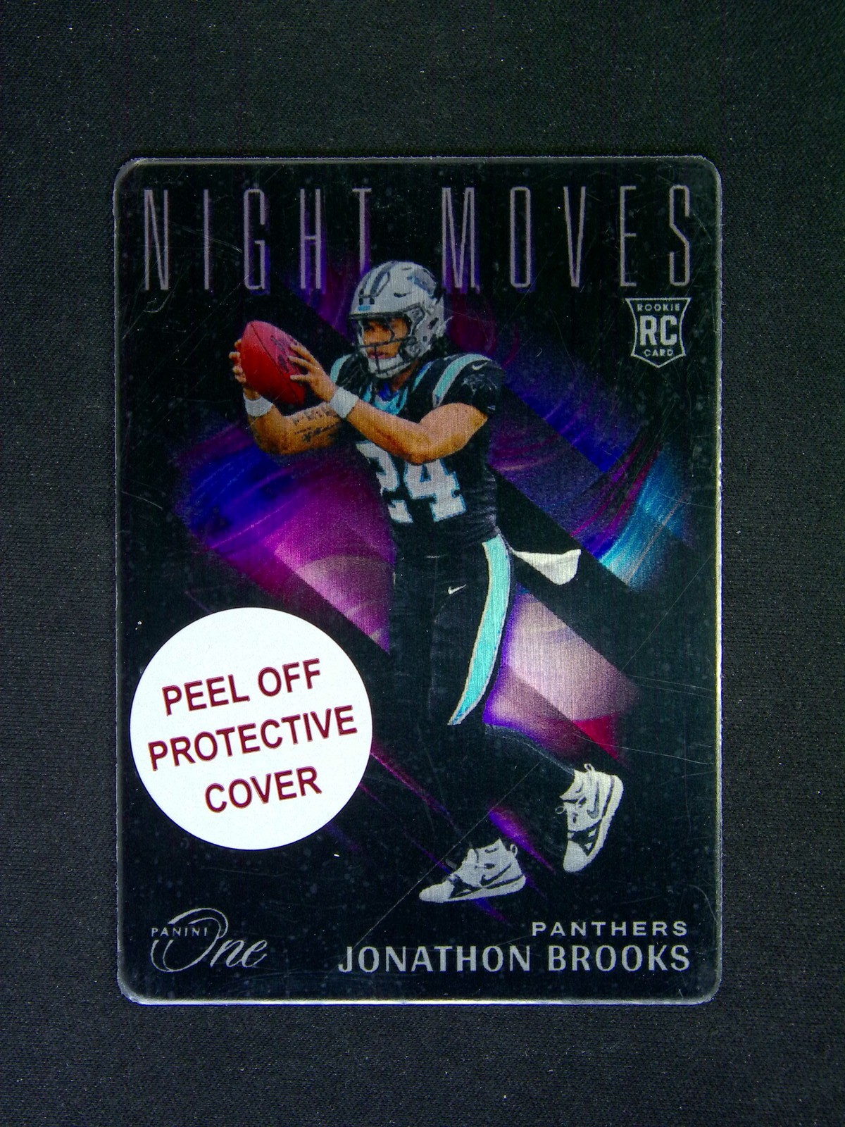 2024 Panini One Football Jonathon Brooks Night Moves RC