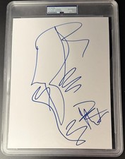 Dave Matthews Signed Autograph PSA/DNA Encapsulated Rare Original Art Sketch A