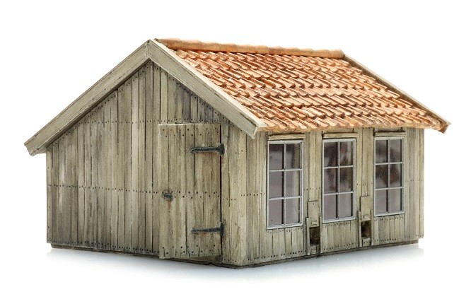 Artitec 10.410 - 1/87 / H0 Chicken Barn - Kit - New