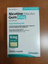 New Padagis Arctic Mint Flavor 4mg. 110 pcs.Nicotine Gum,Exp.10/2026