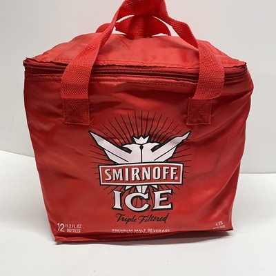 SMIRNOFF ICE TRIPLE FILTERED BAG HOLDS 12 BOTTLES CANS LUNCH BOX COOLER CARRY