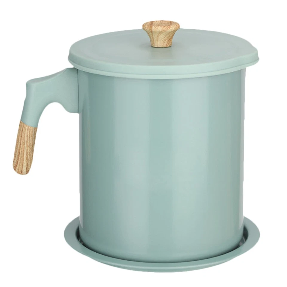  Oil Filter for Kitchen Stainless Steel Strainer Pot Grease Container - Image 2 of 4