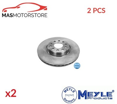 BREMSSCHEIBEN SATZ PAAR VORNE MEYLE 115 521 1094 2PCS I FÜR VW PASSAT,CADDY III