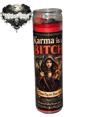 Karma Is a Bitch Candle | Justice & Return to Sender Spell | Revenge Candle