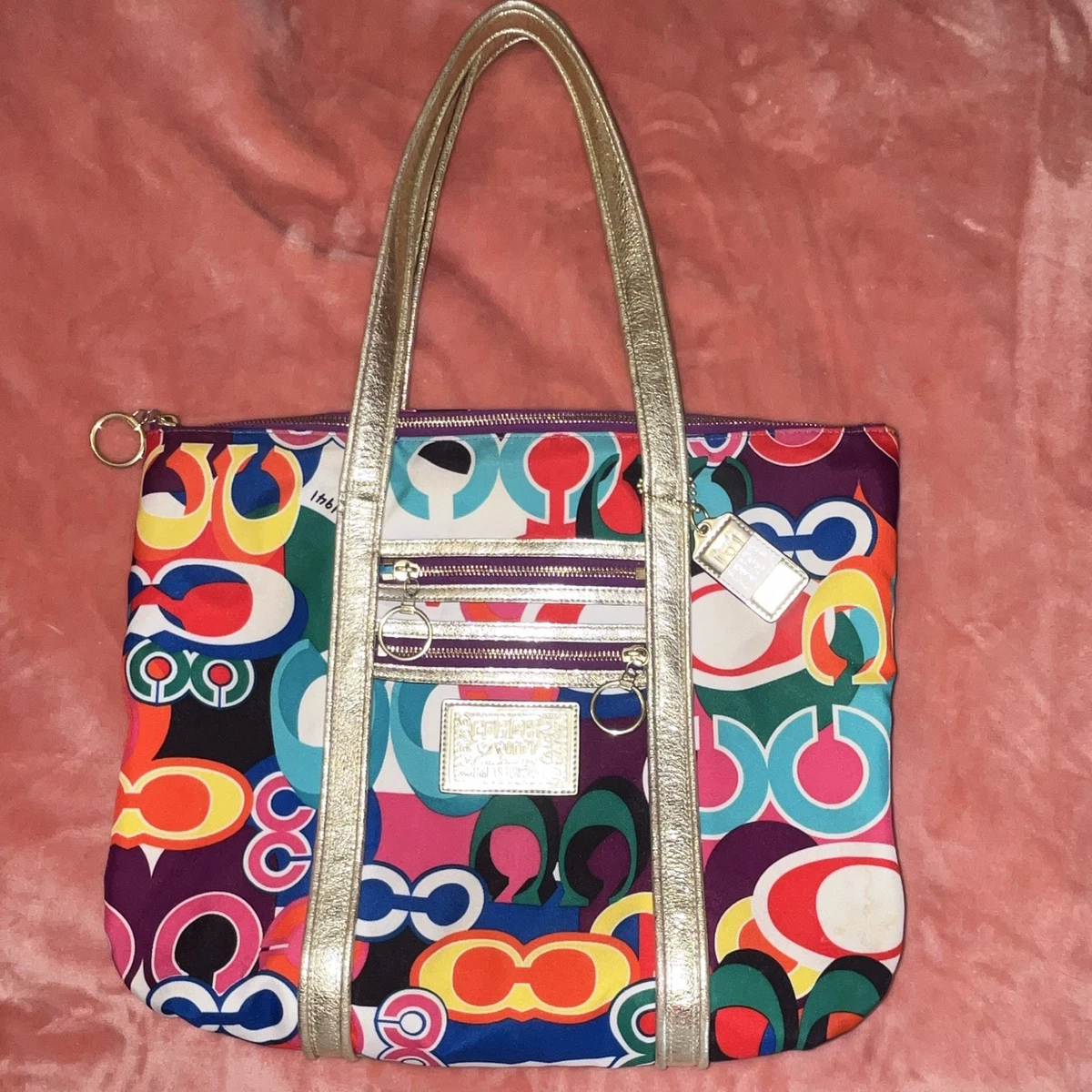 COACH Poppy Signature Tote Bag マルチカラー Coach Poppy Tote Bags for Women for sale | eBay