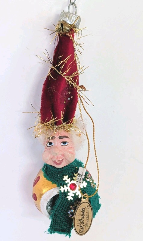 Vintage Katherine’s Collection 5" Caroler Ornament Christmas 