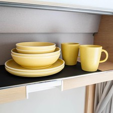 Brunner x Silwy Dolomit Magnet Geschirrset, 11-teilig, gelb – Bild 6